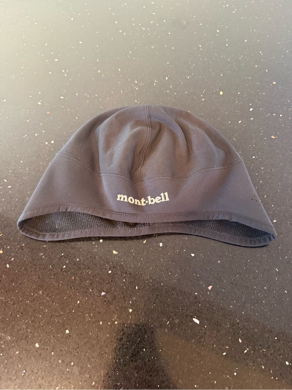Men's Mont Bell Black Lightweight Beanie